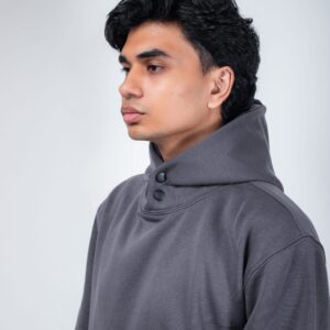 grey oversized hoodie