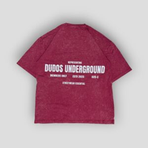 bright pink du acid wash oversized tee