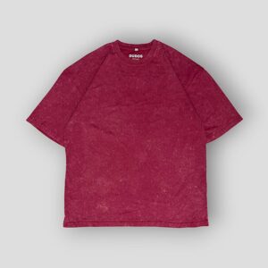 bright pink du acid wash oversized tee