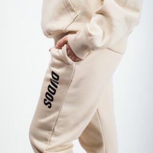women's off white joggers