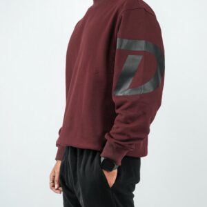 Home redwine oversized sweatshirt